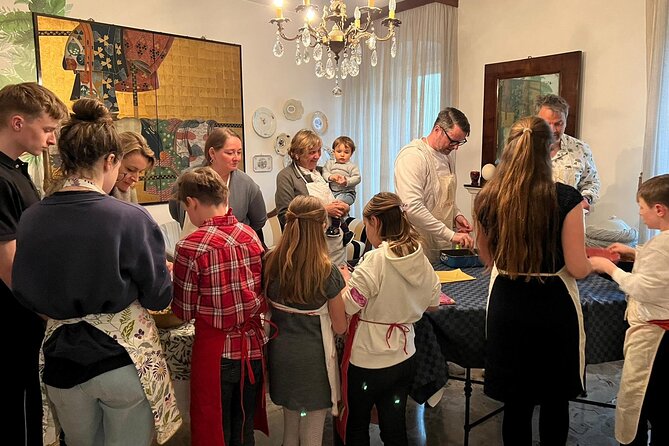 3.5 Hours Fresh Pasta and Tiramisù Cooking Class with Meal - Cooking pasta in Ada’s historic home