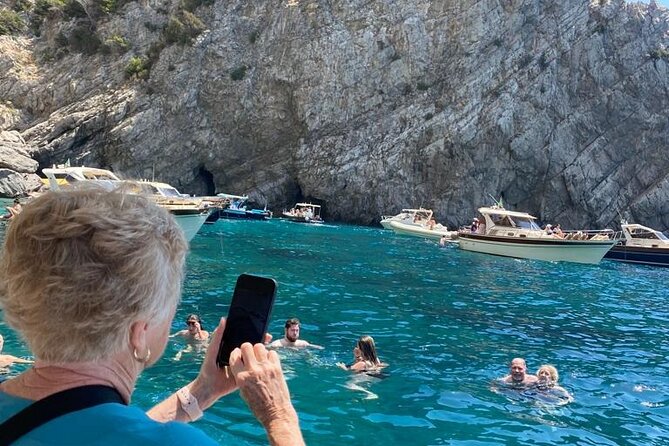 3 Hours Private Boat Tour of Capri with Pasta and Prosecco - Marina Piccola, villas, and lunch on board