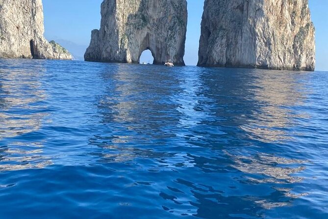 3 Hours Private Boat Tour of Capri with Pasta and Prosecco - The Green Grotto and Punta Carena