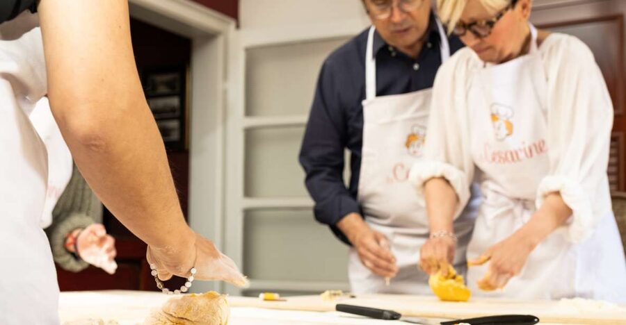 Alberobello: Pasta and Tiramisu Class at a Local's Home - Rolling sfoglia by hand