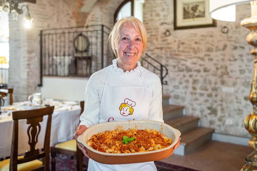 Assisi: Pasta Making Class with Mamma - Cooking at your own workstation