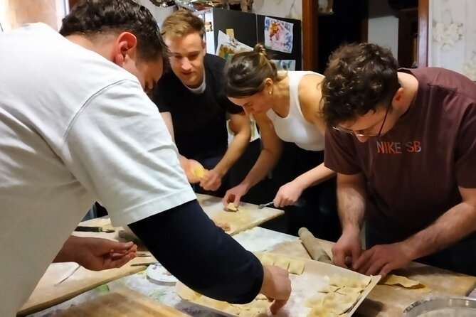 Authentic Bologna Home Cooking Class: Tagliatelle & Tortellini - Making pasta in an actual Bologna apartment