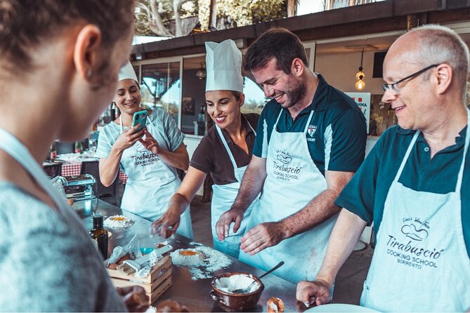 Authentic Pasta Cooking Class in Sorrento with Wine - Making pasta on Sorrento’s hills