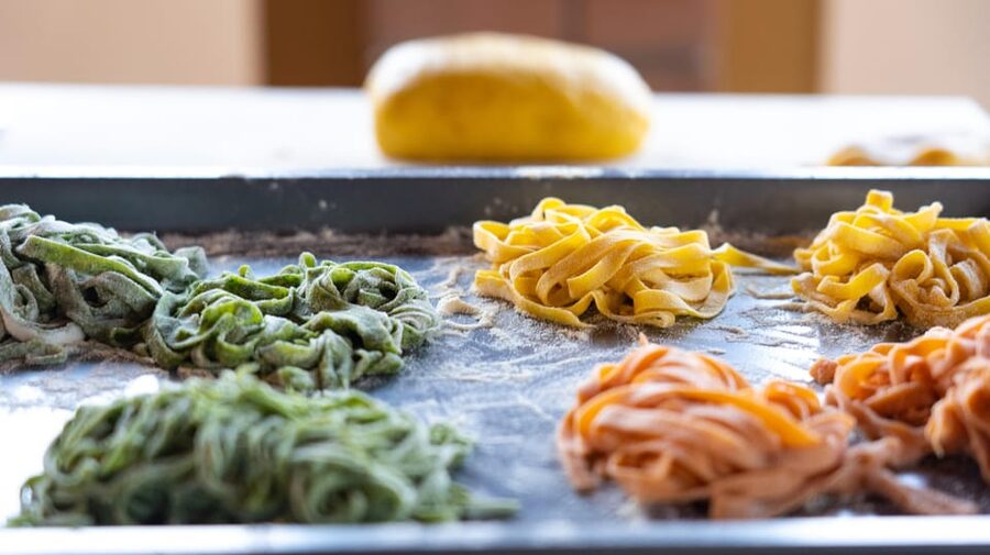 Bardolino: Garda Lake Pasta Cooking Class at Agritourism - From worktable to lunch