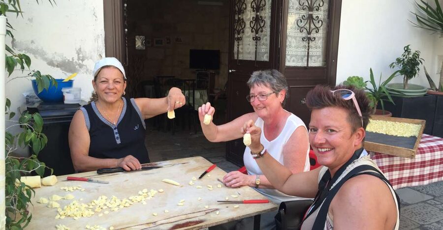 Bari: Bike Tour & Pasta Making Experience - Riding from Piazza Mercantile through old Bari