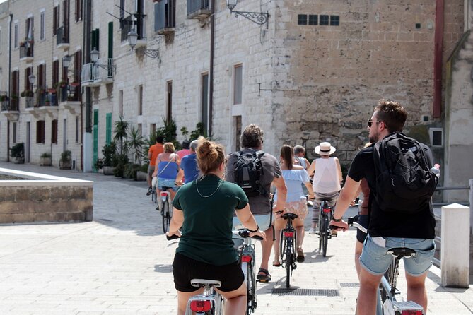 Bari Bike Tour with Pasta Experience - Piazza Ferrarese and a piece of the Via Appia