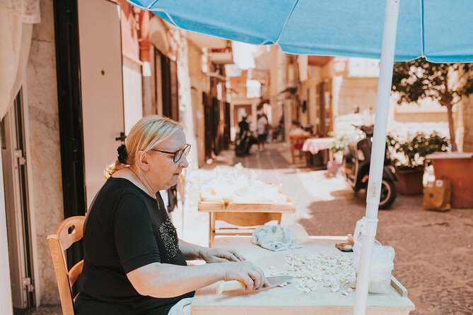 Bari Bike Tour with Pasta Experience - Making orecchiette with a local pasta maker