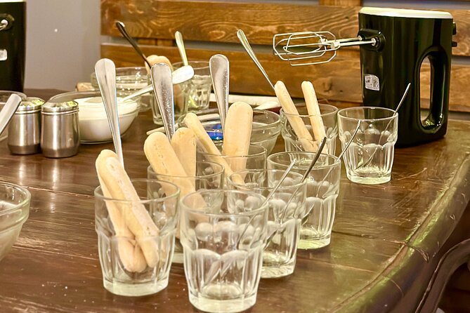 Bari: Pasta and Tiramisu Cooking Class with Wine - Starting with Prosecco and homemade tiramisu