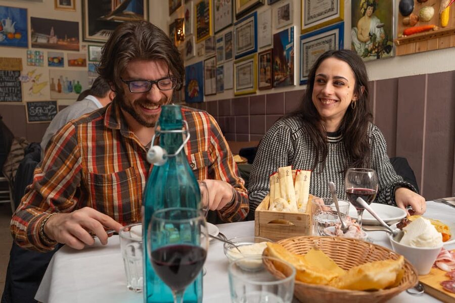 Bologna: Food Tour with Pasta Tasting & Local Specialties - The First Restaurant: Save Room, But Do Not Skip the Pasta