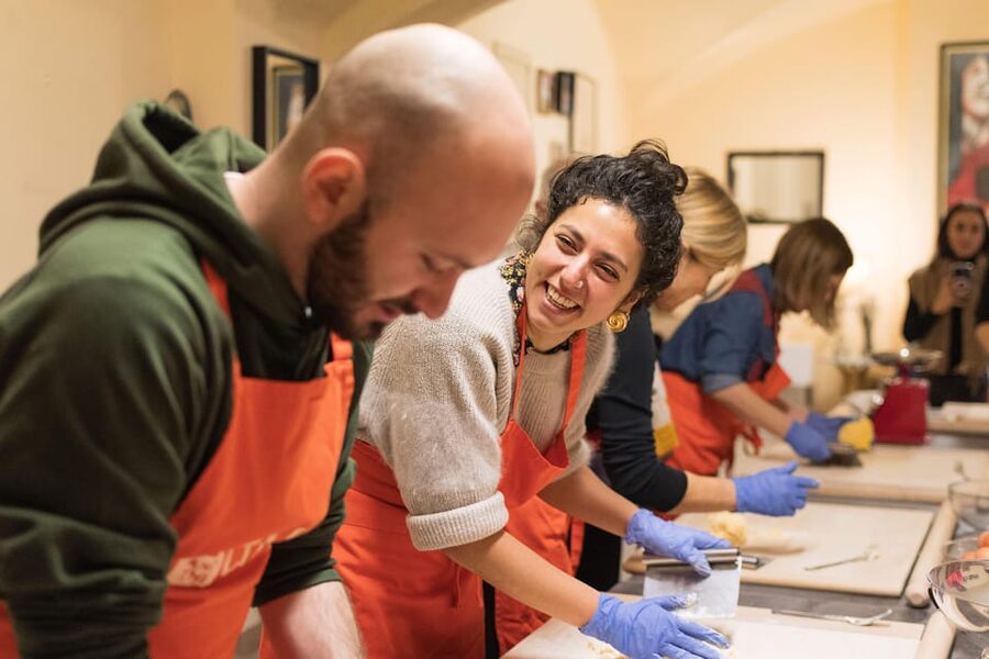 Bologna: Pasta Cooking Class, Ragu, Spritz, Wine & Gelato - Piadina, Mortadella, and Pignoletto first