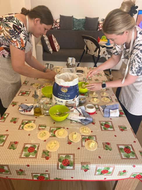 Cagliari Home Cooking Class: Pasta, Wine & Sardinian Flavors - Making culurgiones and fresh tagliatelle by hand