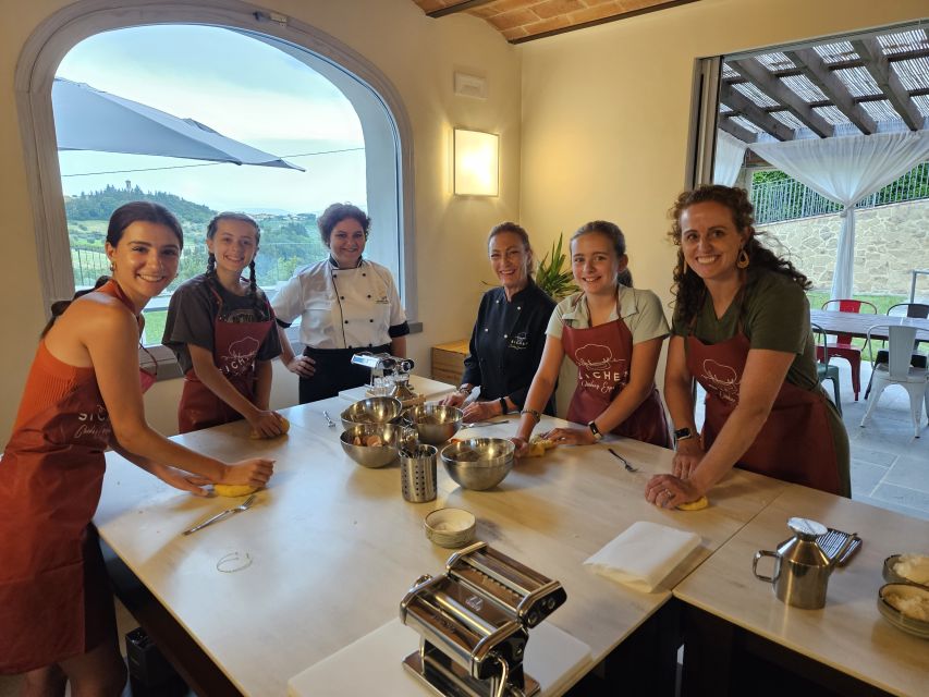 Chianti: Fresh Pasta Class With Lunch or Dinner - Preparing sauces for the pasta