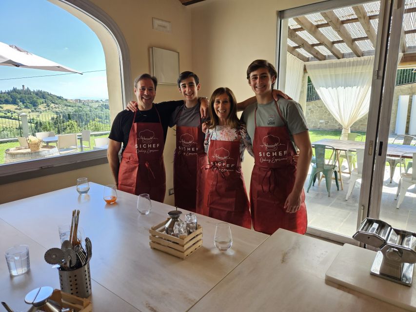 Chianti: Fresh Pasta Class With Lunch or Dinner - Starting with a welcome drink and a view
