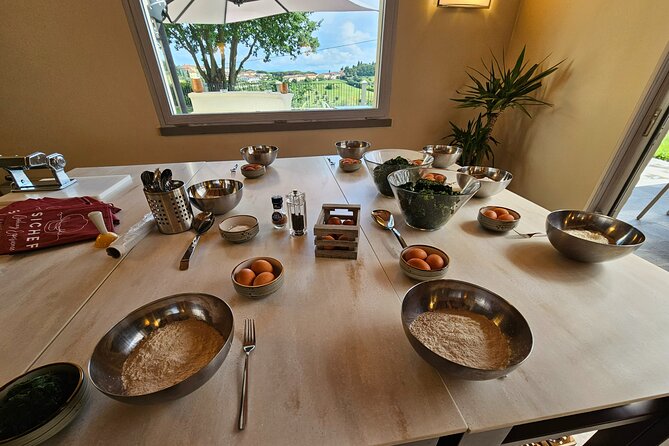 Chianti -Fresh Pasta Making Class and Sauces with Lunch or Dinner - What you actually make during the three hours