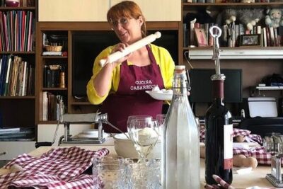 Colorful Pasta Tagliatelle and Ravioli Cooking Class near Arezzo