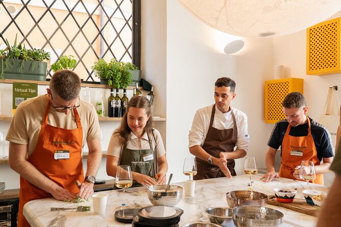Cook & Dine in Rome: Pizza, Ravioli & Gelato with Unlimited Wine - Key points at a glance