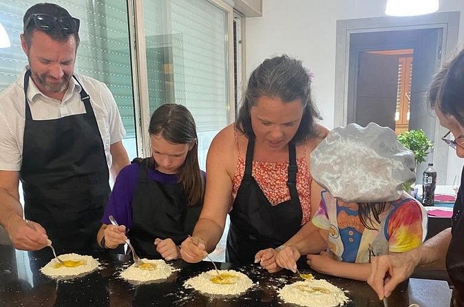 Cooking class : Fresh pasta and tiramisu for children in Milan - The final meal is pasta with tomato sauce