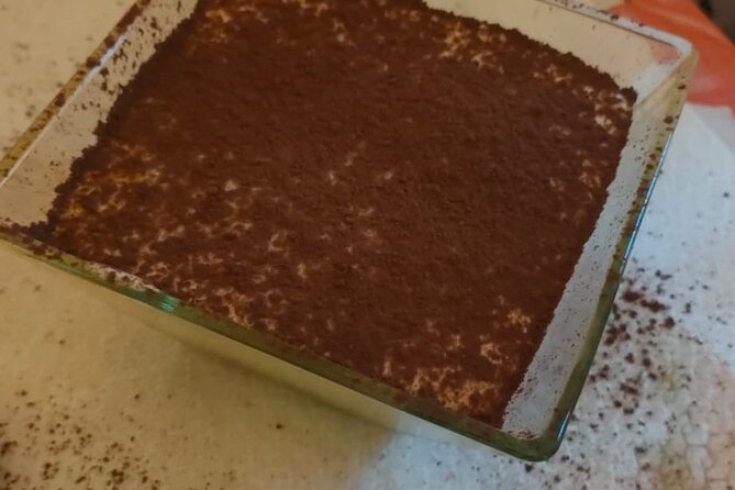 Cooking class of Tagliatelle and Tiramisu in Altamura - Tiramisu with organic farm eggs