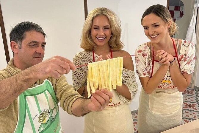 Cooking class with Pasta, mozzarella and Tiramisu with wine - The Journey From Positano Takes Planning