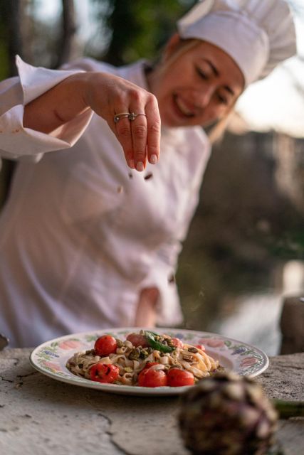 cooking pasta class - Chianti wines with the food