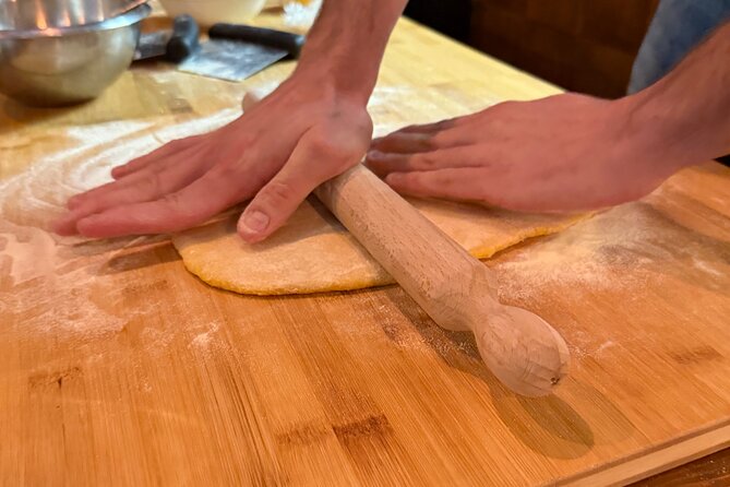 Florence; Cooking Course Pasta/Tiramisu and Lots of Wine - Butter, sage, and cottage cheese dumplings