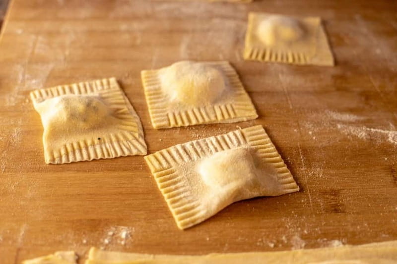 Florence: Pasta & Tiramisu Class with Unlimited Wine - Making tagliatelle and ricotta ravioli