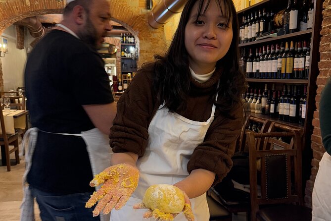 Florence: Pasta & Tiramisu Cooking Class with lots of Good Wine - Tiramisu, with a useful warning about the format