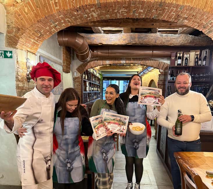 Florence: Premium Pasta Cooking Class with Tiramisu & Wine - Cooking pasta in a Medici-era Florence setting