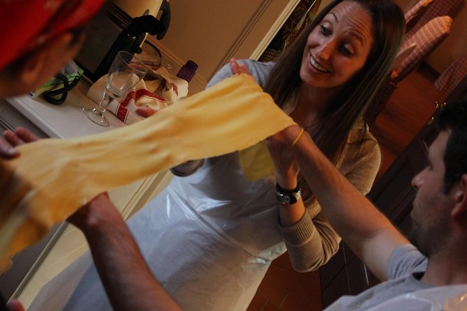 Florence Small-Group Pasta Class with Seasonal Ingredients - Rolling dough and shaping pasta by hand