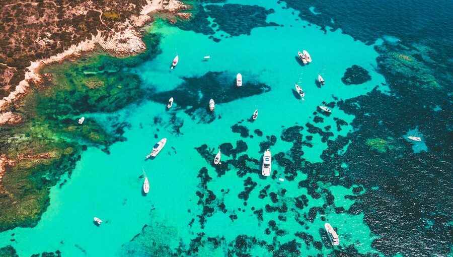 From Palau: La Maddalena Archipelago Boat Tour with Pasta - Budelli combines lunch, pools, and a famous photo stop