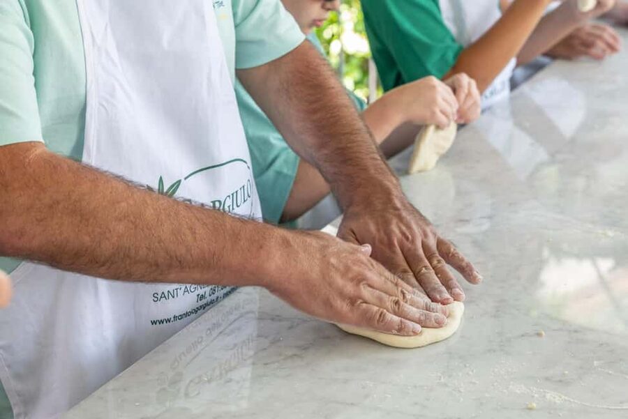 From Sorrento: Pizza-Making Class w/ View of Mount Vesuvius - Wine, Limoncello, and Campania Flavors