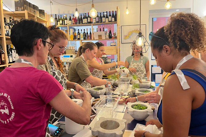 Genoese Pesto Lesson with Mortar, Pasta Tasting and Local Wine - Key Points to Know Before You Book