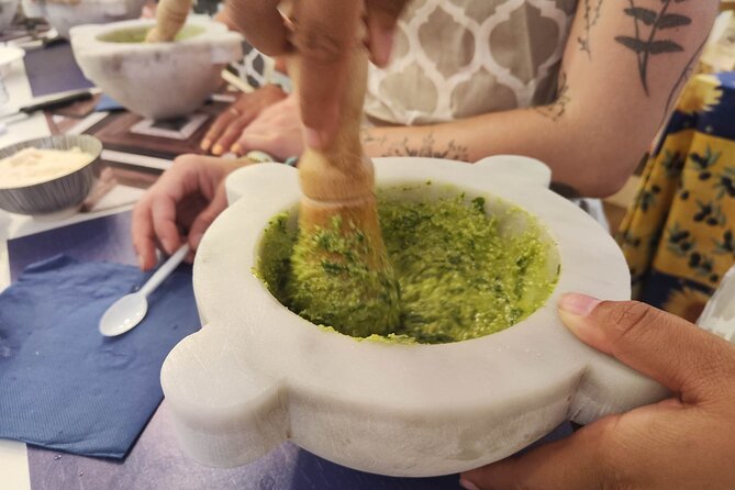 Genoese Pesto Lesson with Mortar, Pasta Tasting and Local Wine - Is $93.72 a Fair Price?