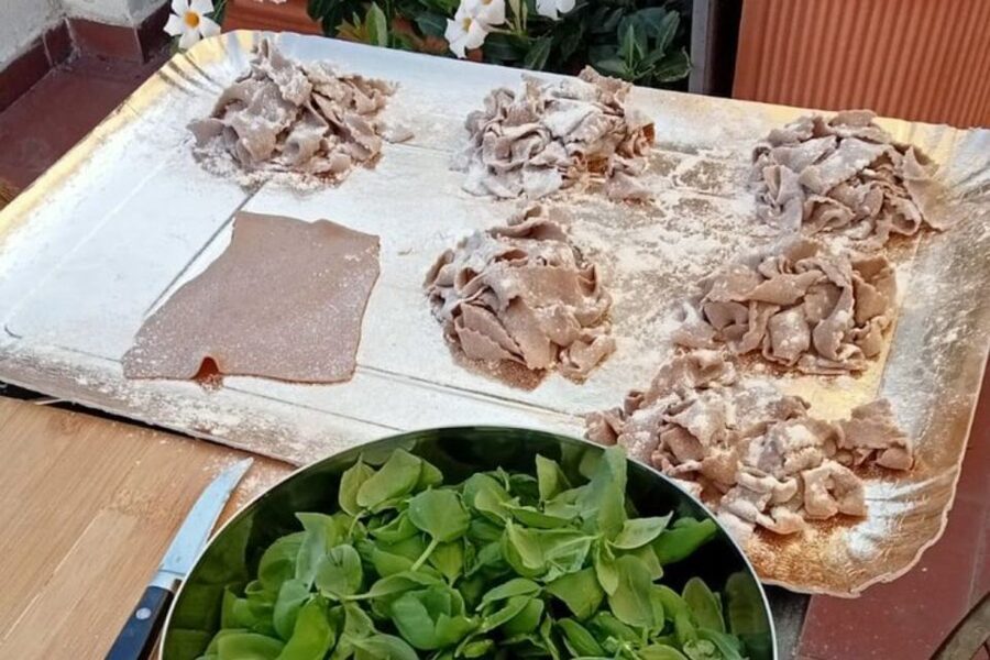 Genova: Homemade Pasta & Pesto Local Chef Class with Wine - The rooftop terrace and weather backup
