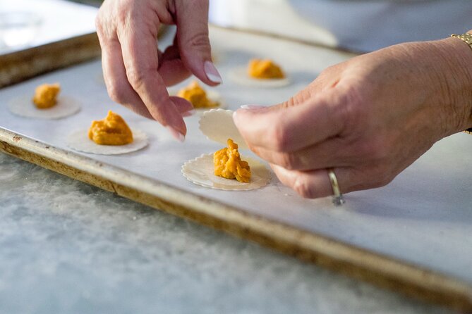 Gourmet Pasta Class in Washington D.C. (Includes 3-Course Meal) - Garganelli and farfalle show two different pasta personalities