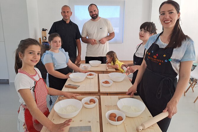 Handmade Pasta Cooking Class with Italian Chef in Montenegro - Eating what you made with Montenegrin wine