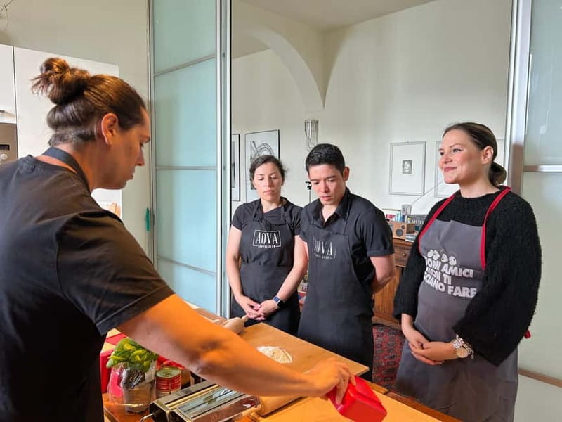 Handmade Pasta & Tiramisu Cooking Class + Stunning Lake View - Making pasta instead of watching pasta