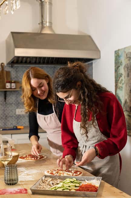 Holy Pizza! Pizza & Gelato Class + Delish Wine near Vatican - A pizza class a short walk from the Vatican