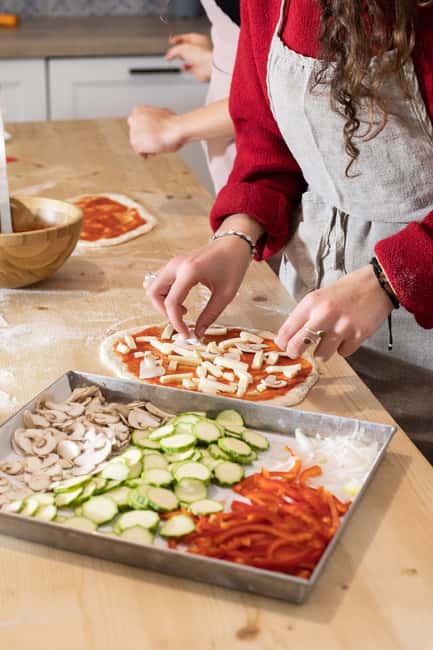 Holy Pizza! Pizza & Gelato Class + Delish Wine near Vatican - From flour and water to Roman pizza