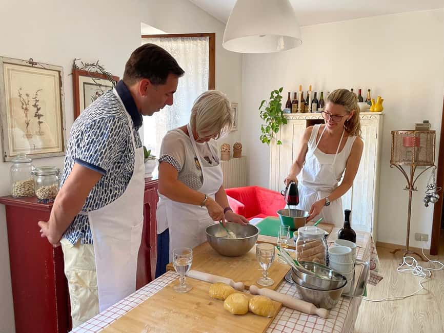 Iseo: Italian cooking class for homemade pasta and traditional desserts - A Home Kitchen Experience Near Lake Iseo