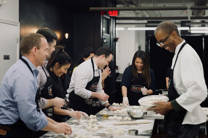 Italian Dinner with Tiramisu Finale in NYC - Making fettuccine and ravioli from pasta dough