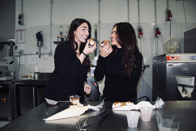 Italian Gelato, Tiramisu and Cannolis Cooking Class in Rome - Rolling cannoli the Sicilian way