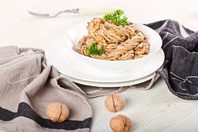Italian Pasta Cooking Class in Denver (Includes 3-Course Meal) - Rolling fettuccine with Ligurian walnut sauce