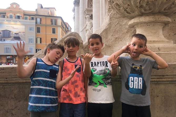 Kid-Friendly Best of Rome By Night w Gelato & Pizza for Families - Trevi Fountain supplies the grand finale