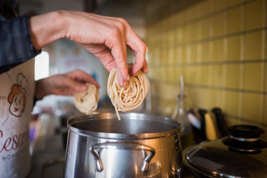 Lecce: Private Pasta-Making Class at a Local's Home - From kitchen work to the family table