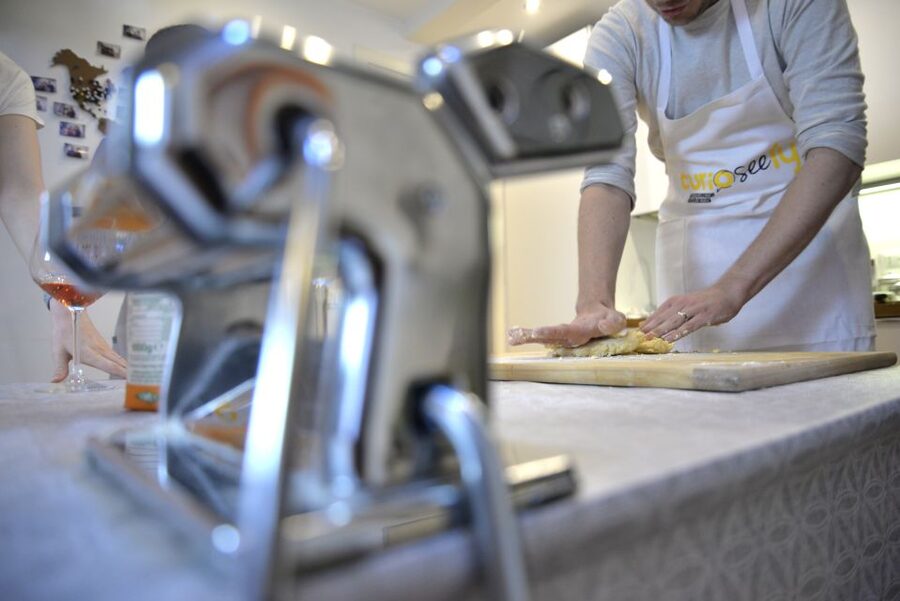 Lucca: Pasta Cooking Class with a Local Chef - Tomatoes, bruschetta, and garden produce