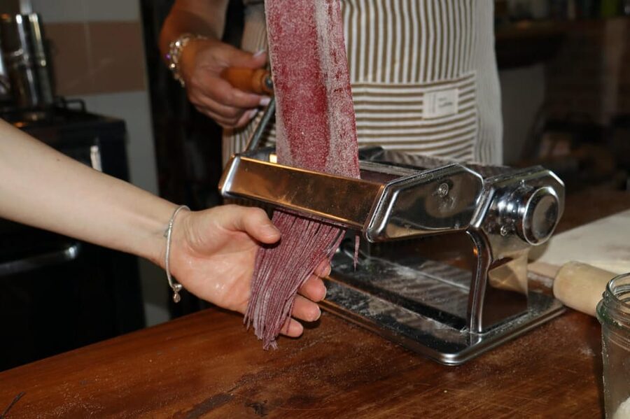 Lucca: Private Home-made Pasta Cooking Class - Sitting down to a three-course Tuscan meal