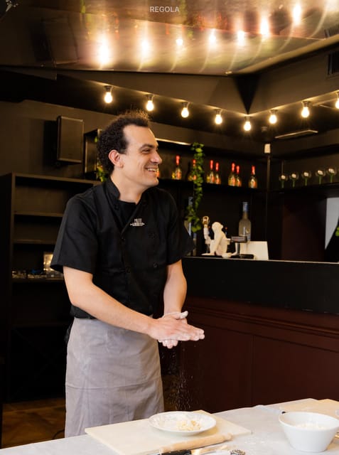 Masterclass: Aperol Spritz & Pasta Making Experience in Rome - Shaping the rustic maltagliati