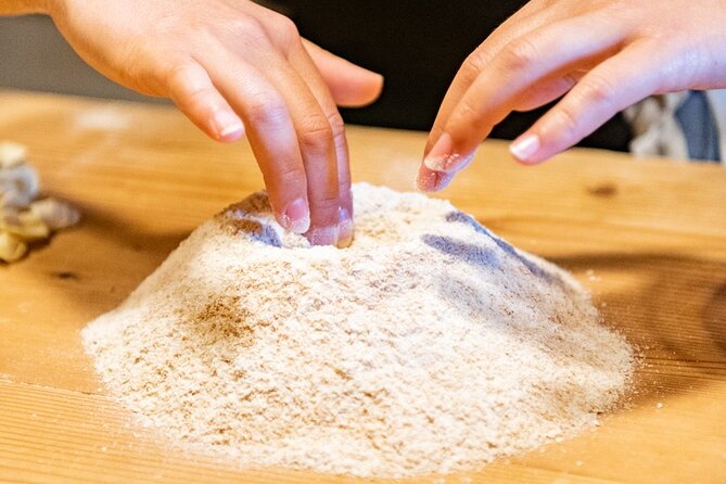 Matera: Pasta Cooking Class Old Farmer Style in a Sassi Cellar - Kneading dough and shaping Strascinate