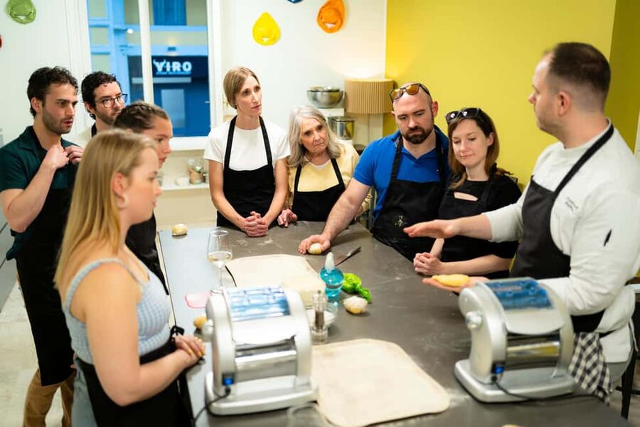 Milan: Pasta, Gnocchi and Tiramisù Cooking Class with Wine - Prosecco, Italian wine, and the shared dinner